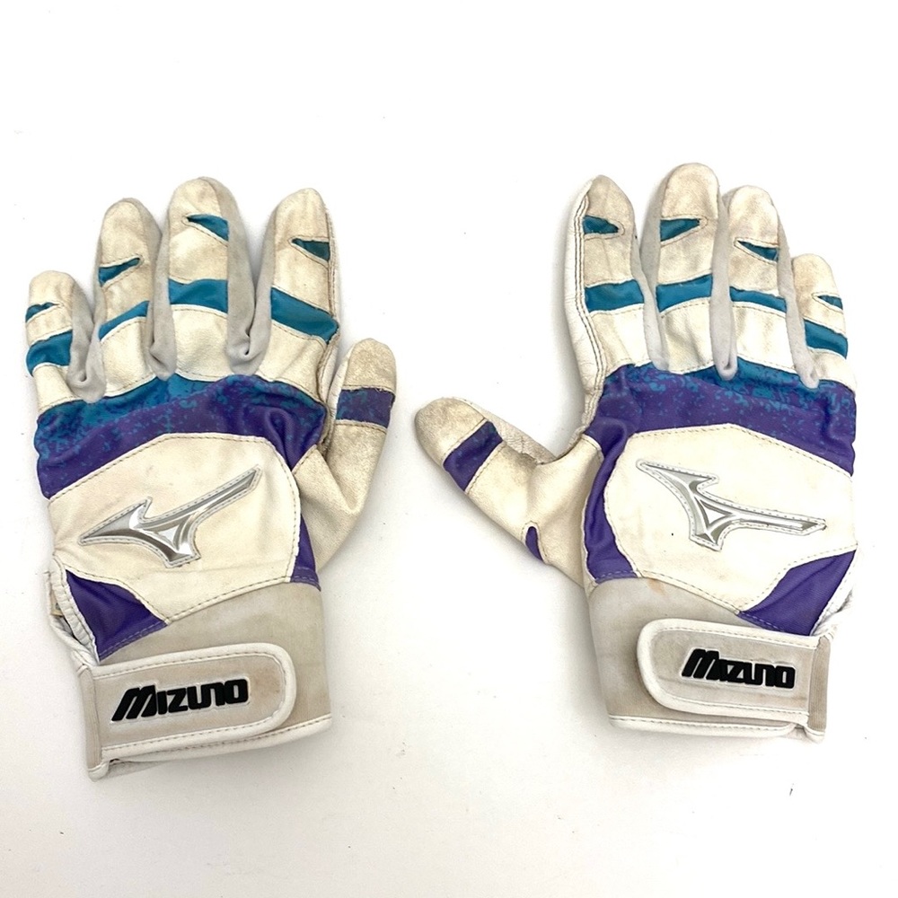 Mizuno Women's White Softball Batting Gloves